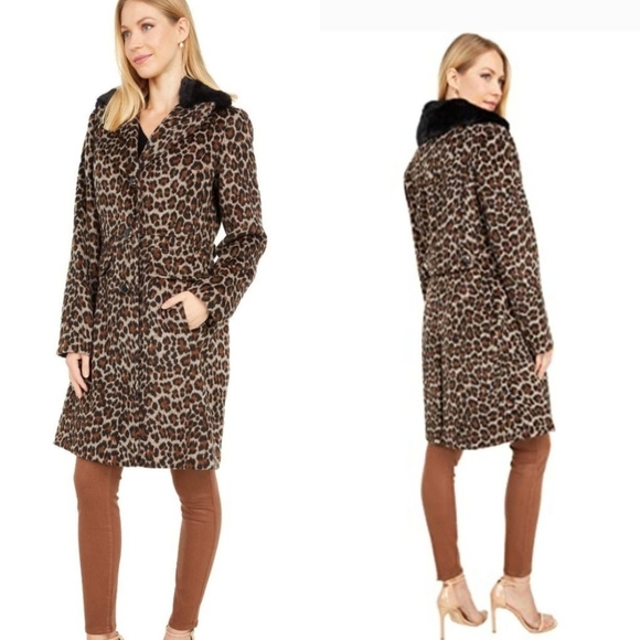 Kate Spade Leopard Print Coat - Picture 10 of 10